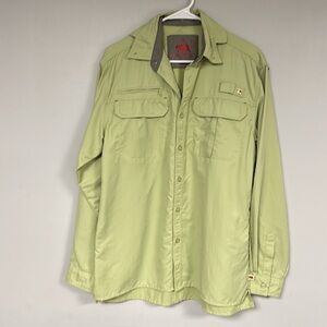 Dakota Grizzly Performance Moisture Wicking Vented Light Green Long Sleeve Shirt